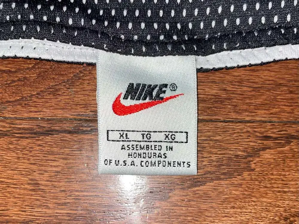 Nike Reversible Mesh Basketball Tank Jersey XL Black White Y2K